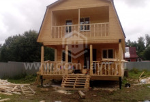 Строительство дома-бани 6х10 м