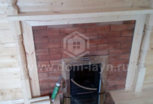 Строительство дома-бани 6х10 м
