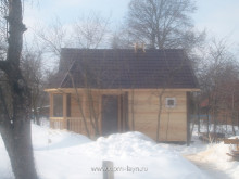 Баня с открытой террасой